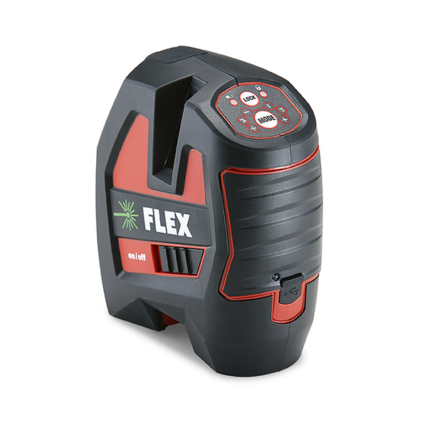 Samonivelačný krížový čiarový laser ALC 3/1-G zelený FLEX