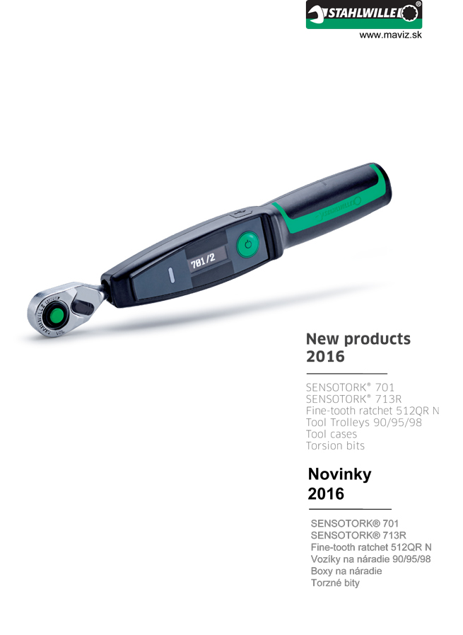 Novinky 2016 STAHLWILLE Novinky 2016 STAHLWILLE