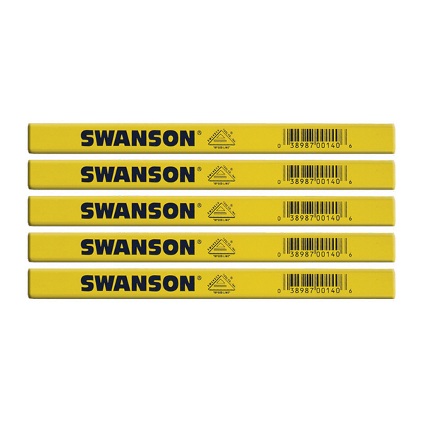 Tesárske ceruzky 5ks SWANSON