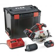Aku-kotúčová píla sa nastaviteľným krytom 18,0 V CS 62 18.0-EC/5.0 Set