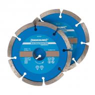 Diamantový kotúč na odstránenie malty 2ks 115 x 22.23mm SILVERLINE